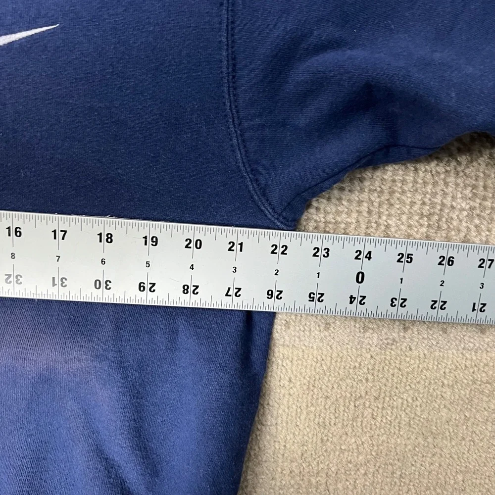 Vintage Nike Crewneck Sweatshirt Navy Blue Made in USA Mens Medium Swoosh‎ Logo